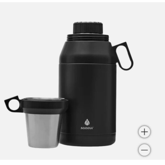 Manna, Insulated Stainless Steel Jug Bottle with 4 Stackable Cups - 64oz - Picture 7 of 8